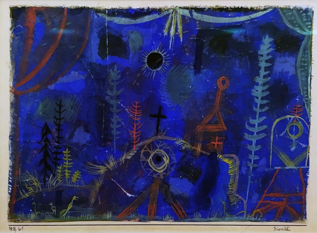 Paul Klee Einsiedelei (Hermitage), 1918